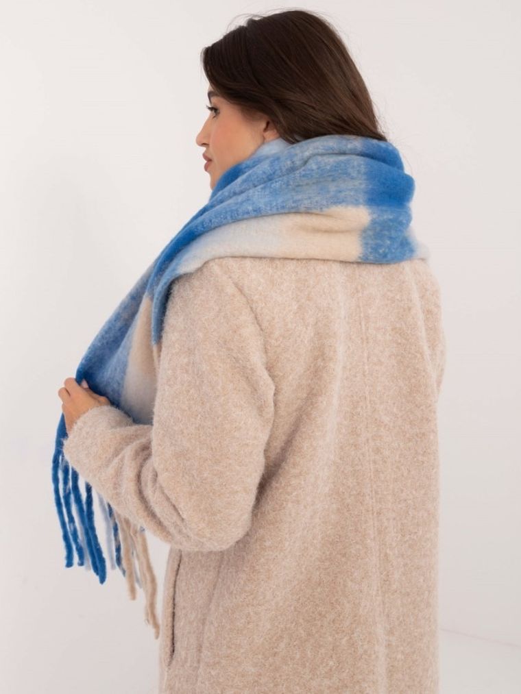 Szalik damski, niebieski, Italy Moda