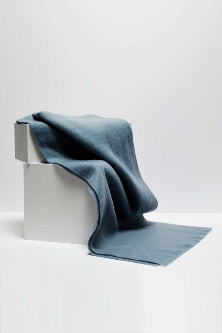 Szalik damski, niebieski, Moodo