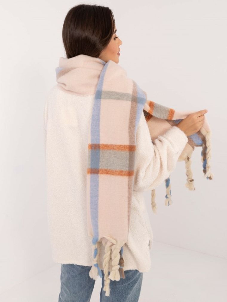 Szalik damski, różowy, Italy Moda