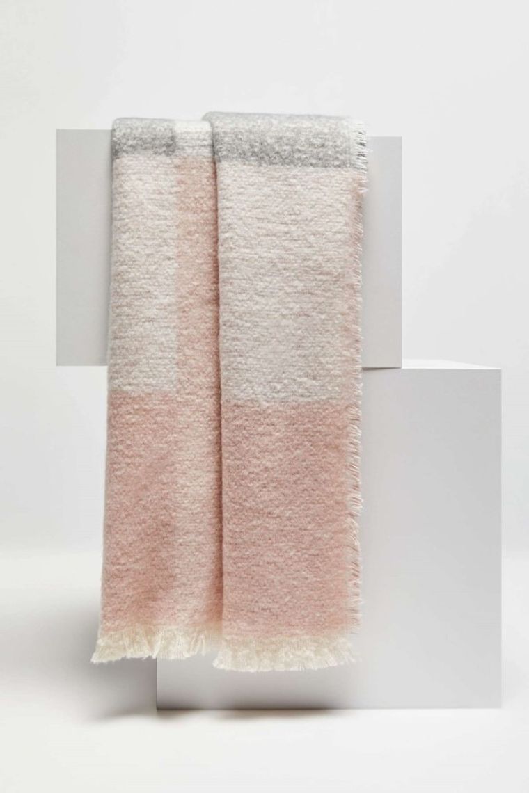 Szalik damski, różowy, Moodo