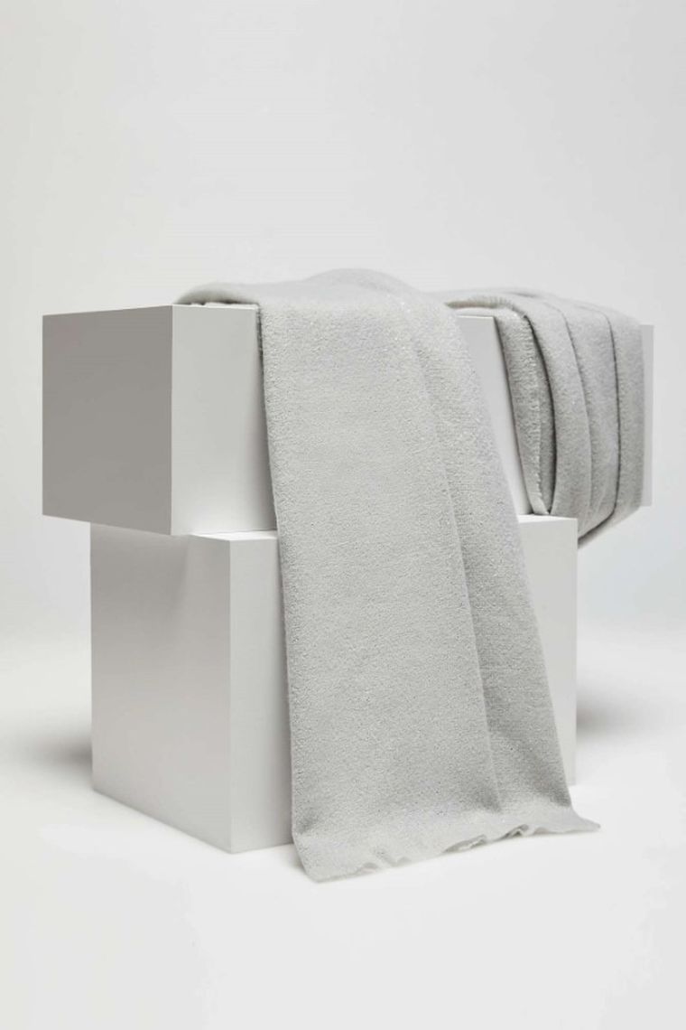 Szalik damski, szary, Moodo