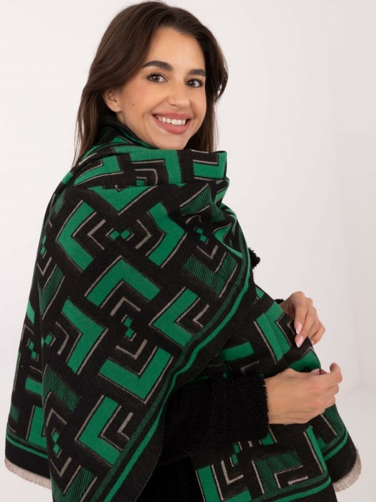 Szalik damski z wełną, mix, Italy Moda