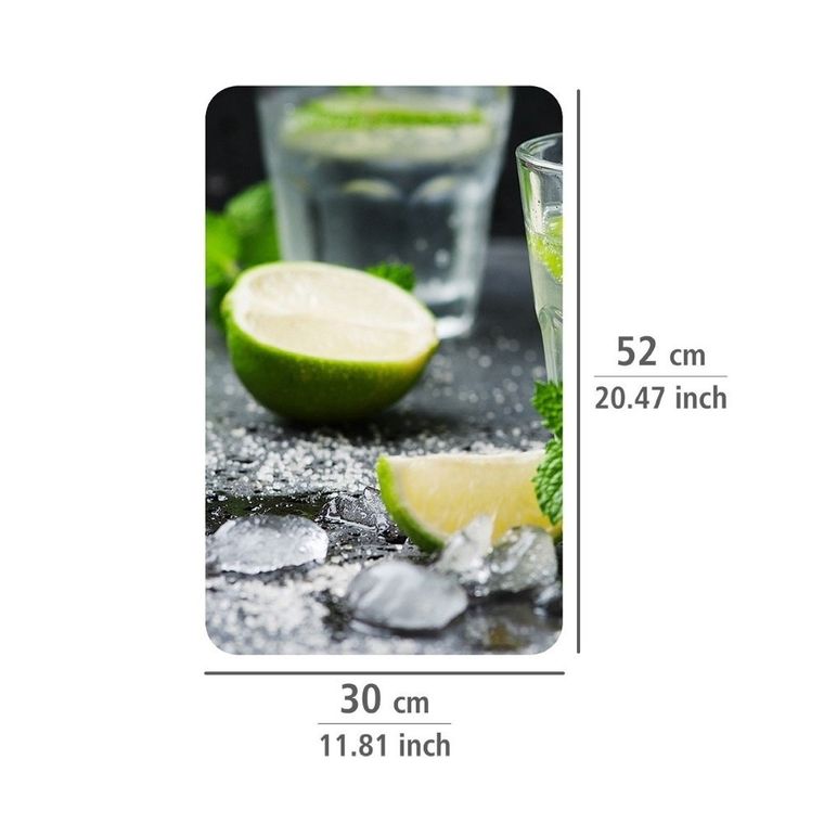 Szklane płyty ochronne, Mojito, na kuchenkę, 2 szt.