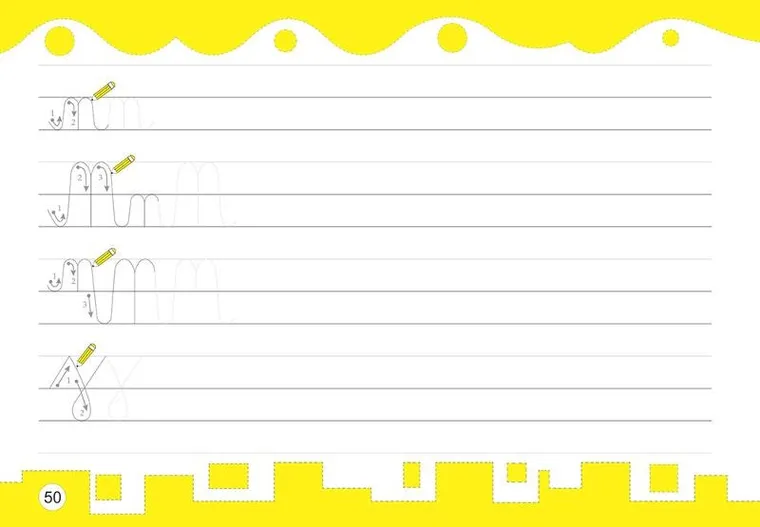 Szlaczki - ćwiczymy ładne pisanie