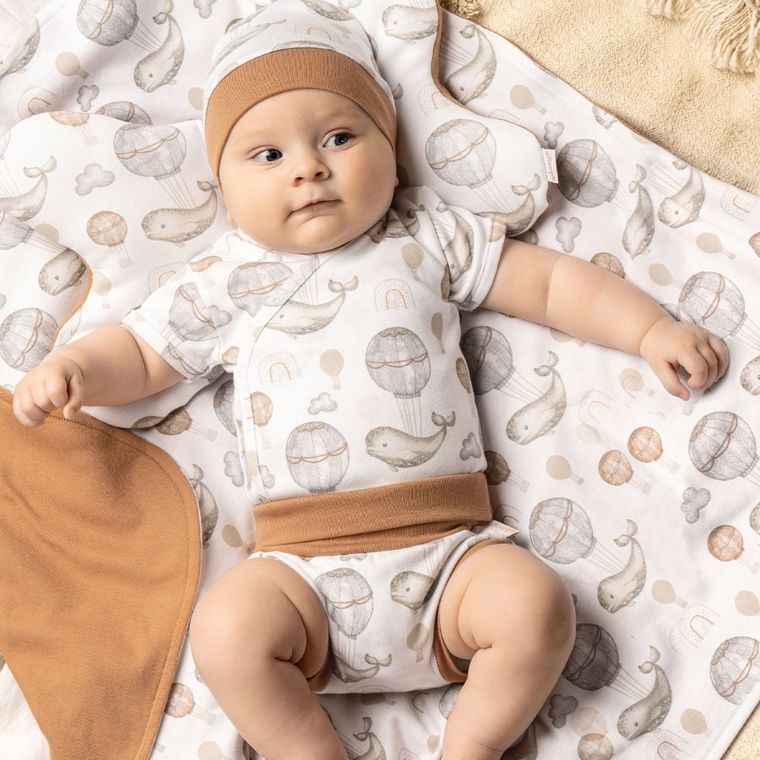 Szorty chłopięce, bloomersy, białe, Nicol