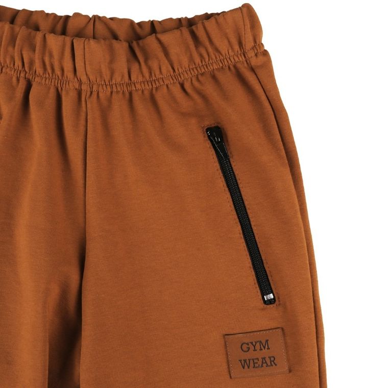 Szorty chłopięce, brązowe, Tup tup