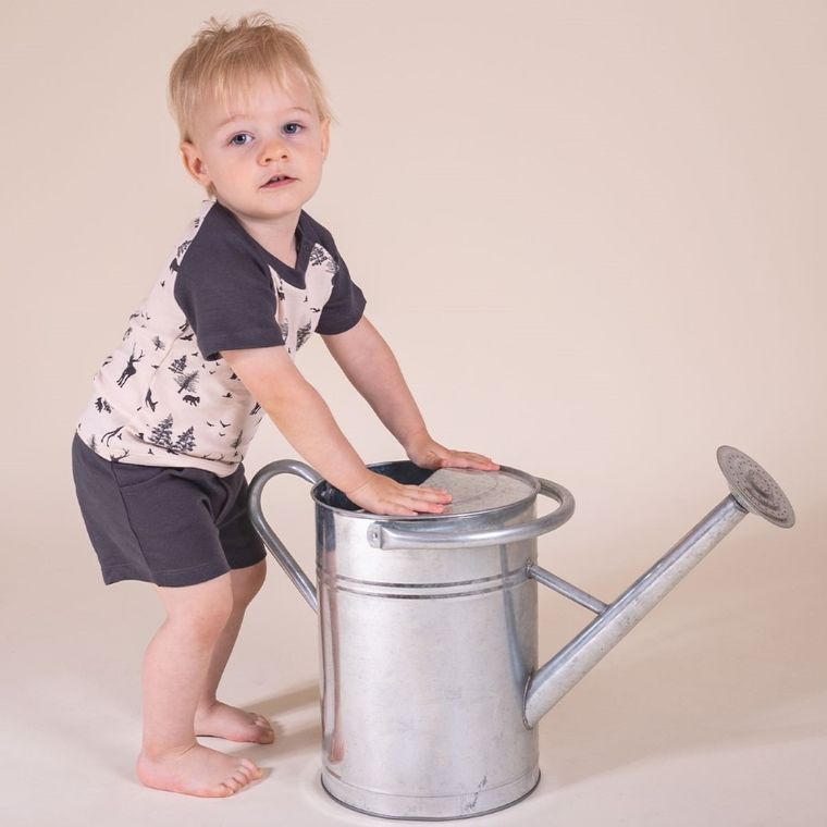 Szorty chłopięce, grafitowe, Nicol