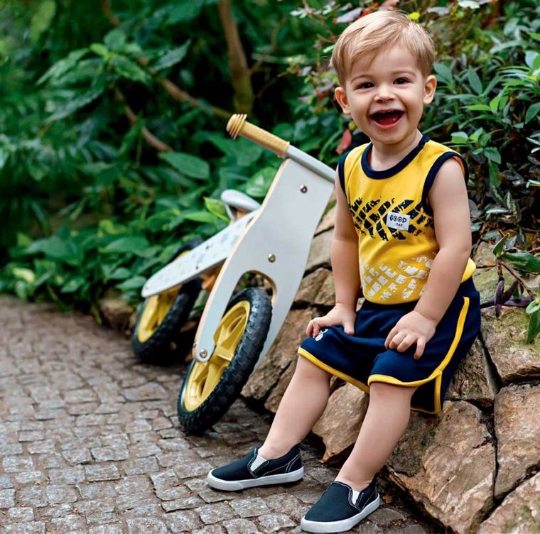 Szorty chłopięce, granatowe, Eevi