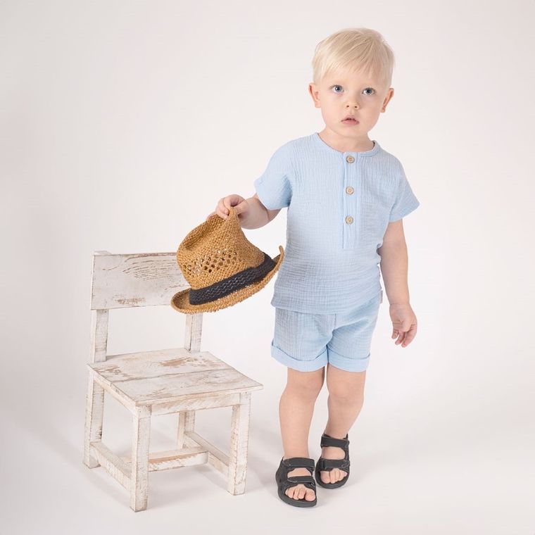 Szorty chłopięce, niebieskie, Nicol