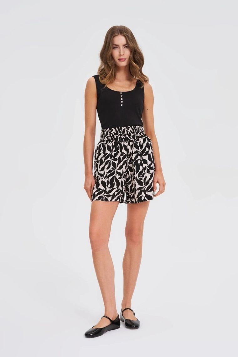 Szorty damskie, beżowe, Moodo