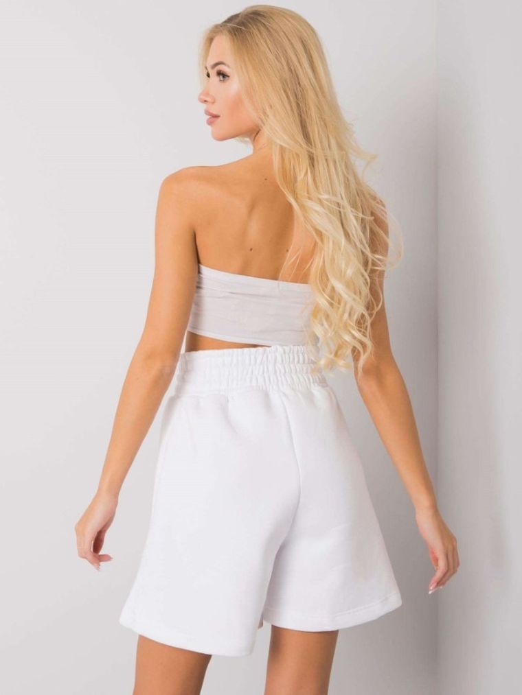 Szorty damskie, białe, Basic Feel Good