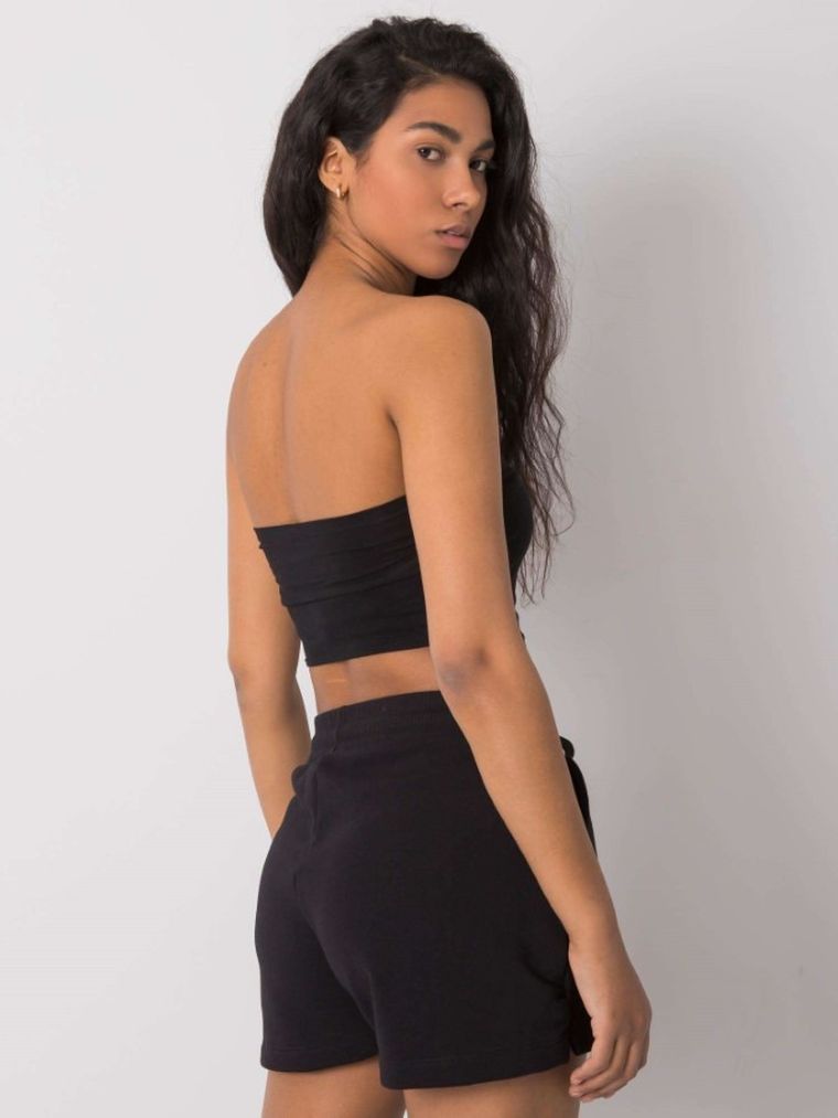 Szorty damskie, czarne, Rue Paris