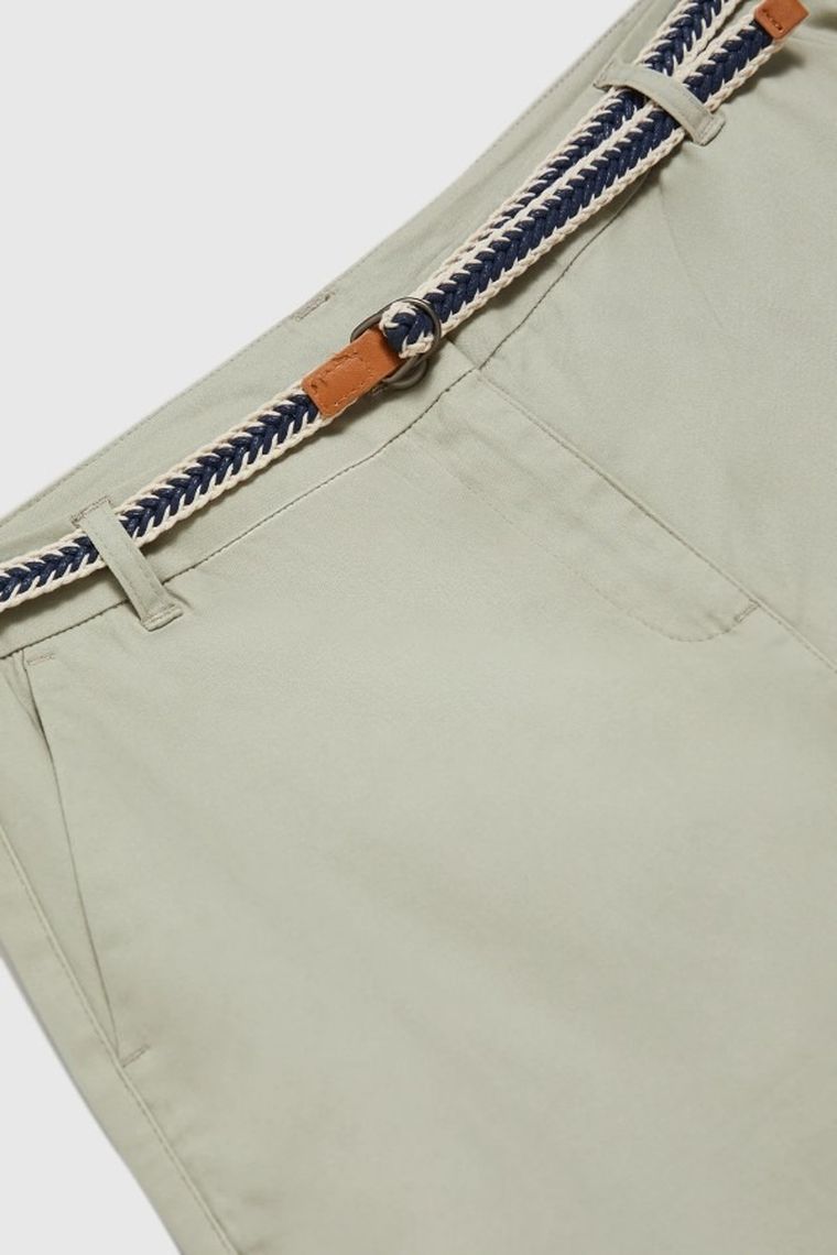 Szorty damskie, khaki, Moodo