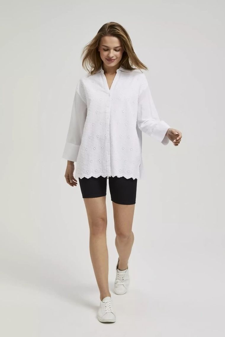 Szorty damskie, kolarki, czarne, Moodo