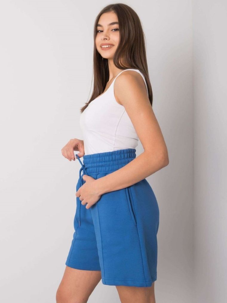 Szorty damskie, niebieskie, Basic Feel Good