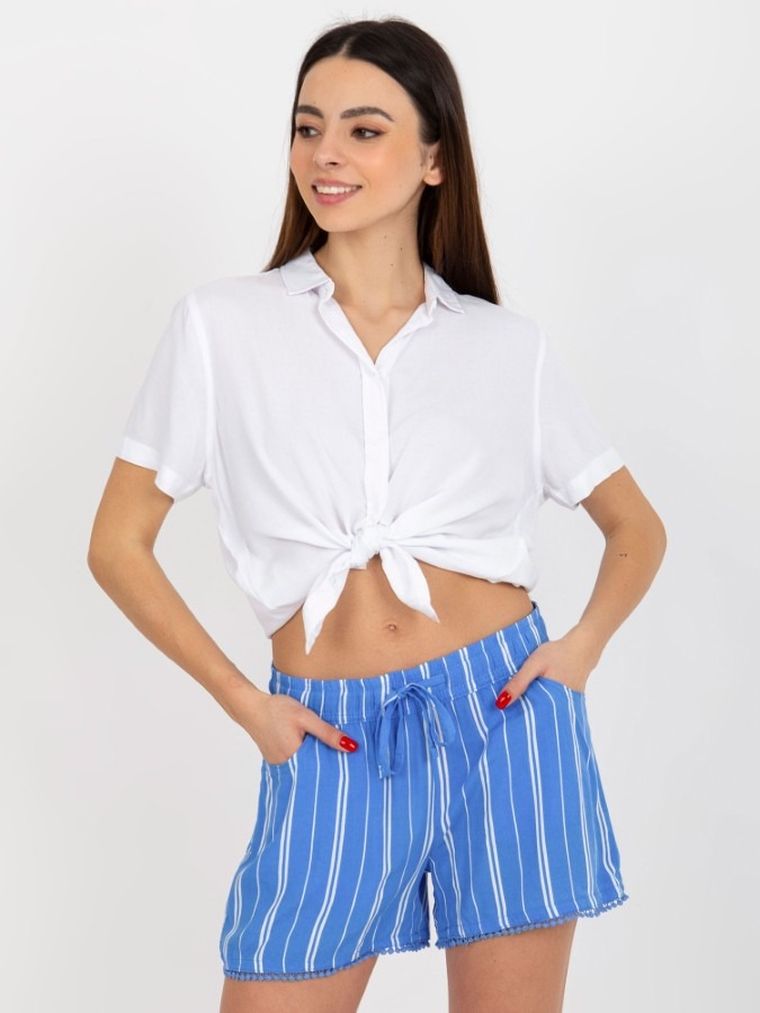 Szorty damskie, niebieskie, Fresh Made