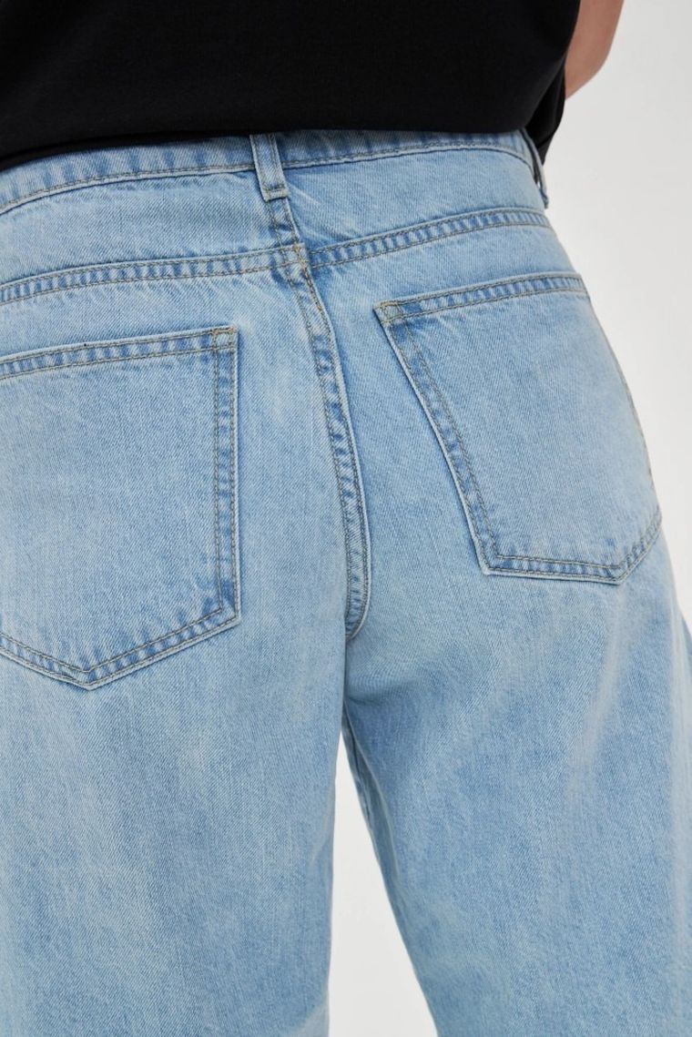 Szorty damskie, niebieskie, Moodo