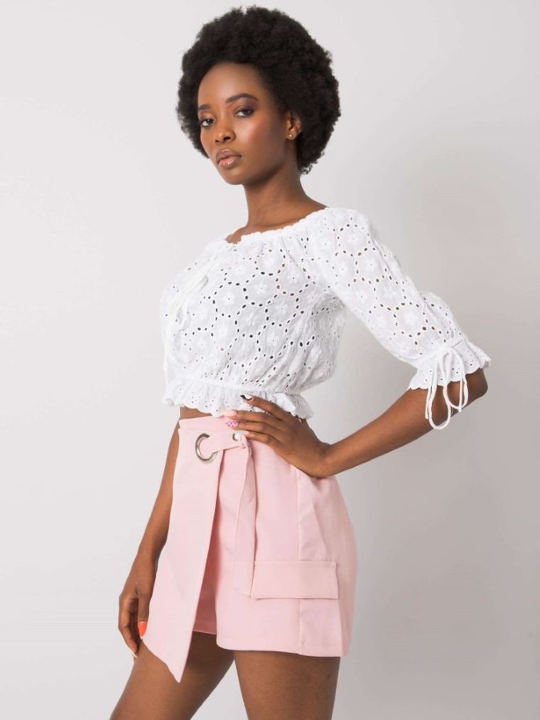 Szorty damskie, różowe, Italy Moda