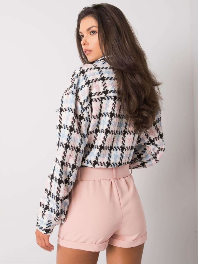 Szorty damskie, różowe, Italy Moda