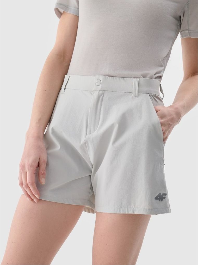 Szorty damskie, szare, 4F