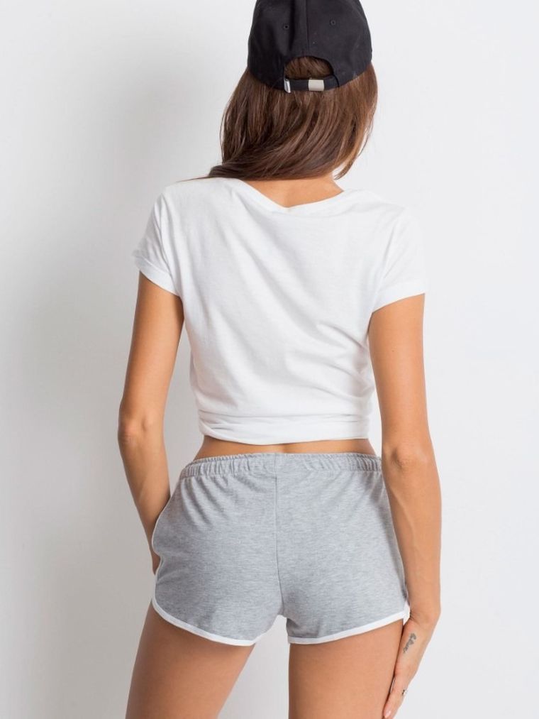 Szorty damskie, szare, Basic Feel Good