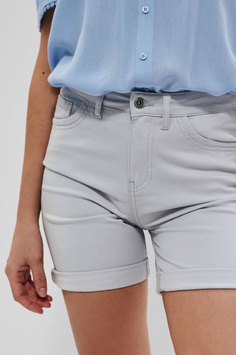 Szorty damskie, szare, Moodo