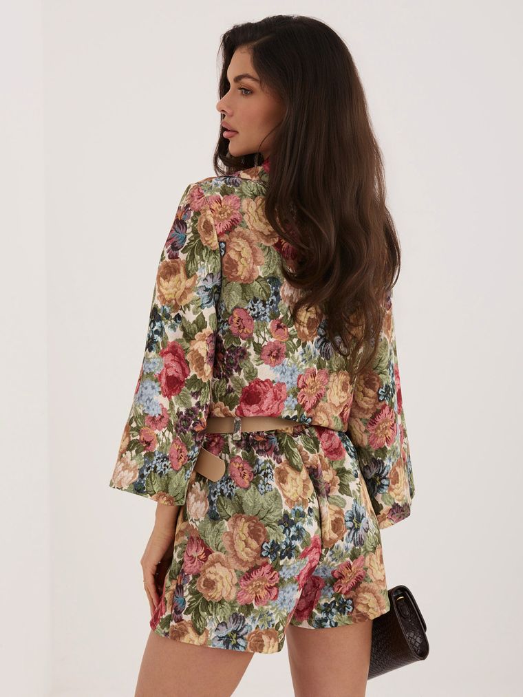 Szorty damskie, zielone, Italy Moda