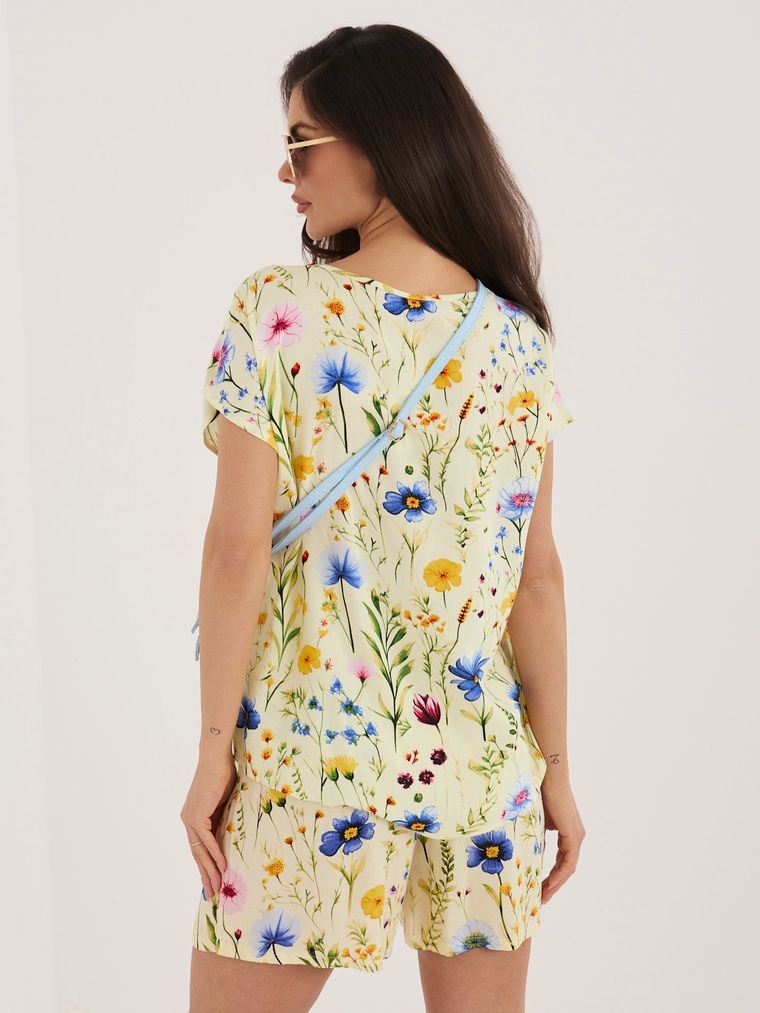 Szorty damskie, żółte, Sublevel