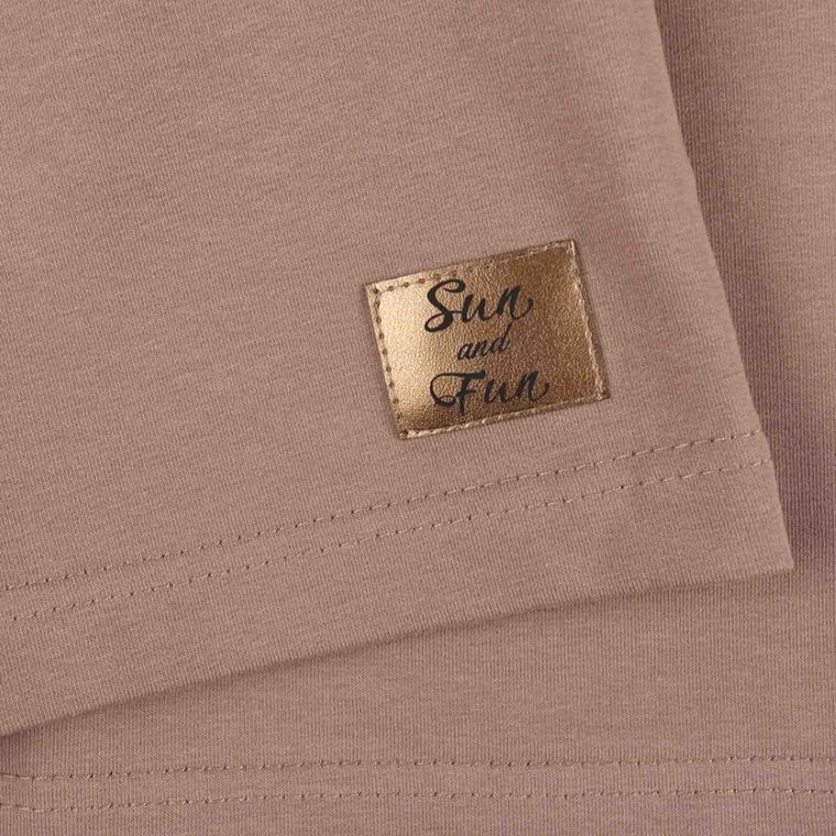 Szorty dziewczęce, beżowe, Tup Tup