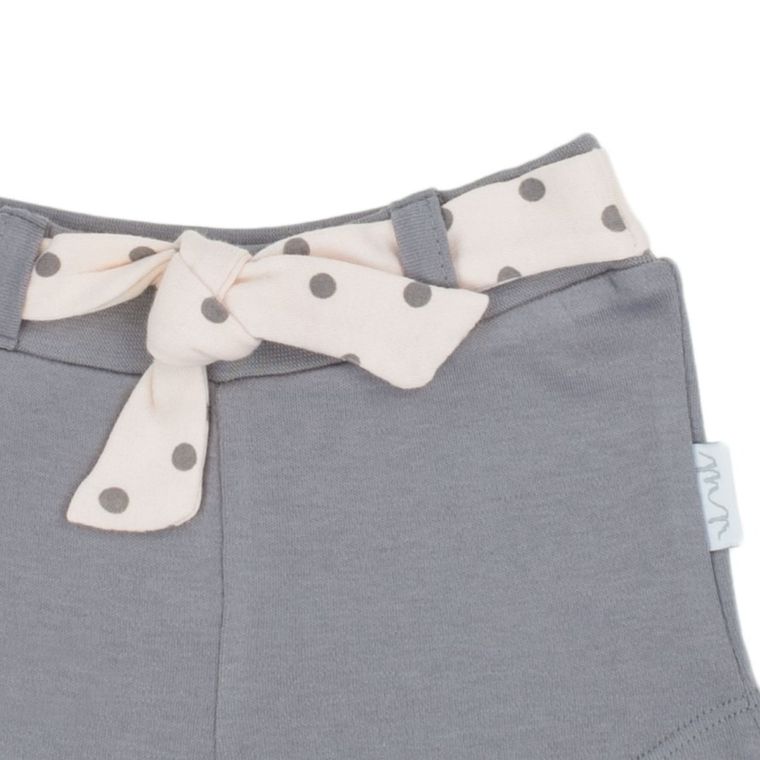 Szorty dziewczęce, grafitowe, Nicol