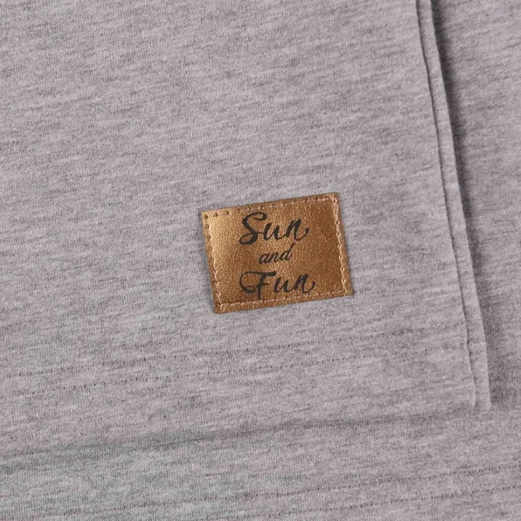 Szorty dziewczęce, szare, Tup Tup