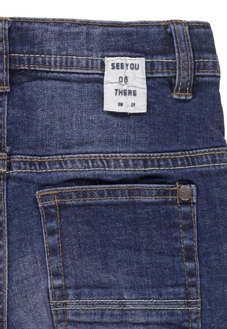 Szorty jeansowe chłopięce, bermudy, ciemny denim, Tom Tailor