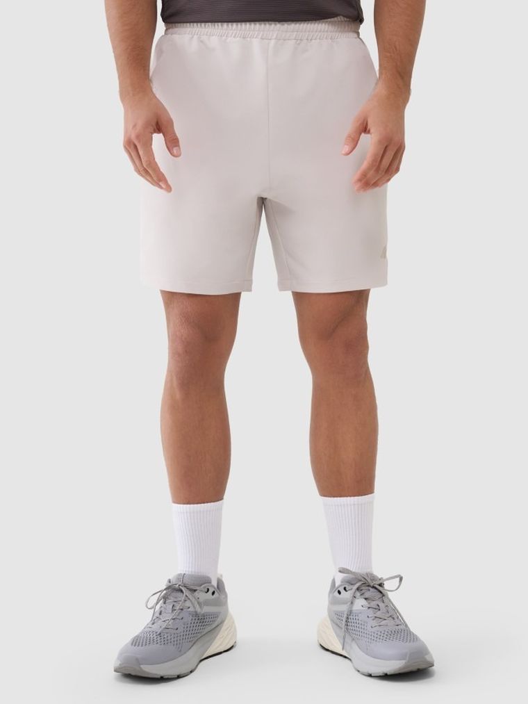 Szorty męskie, ecru, 4F