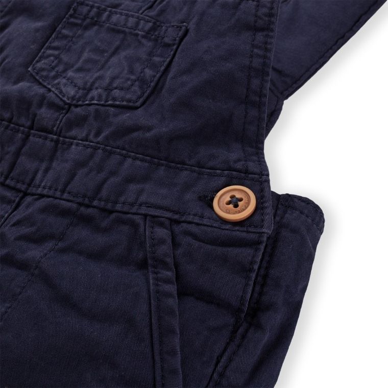 Szorty ogrodniczki chłopięce, granatowe, Tom Tailor