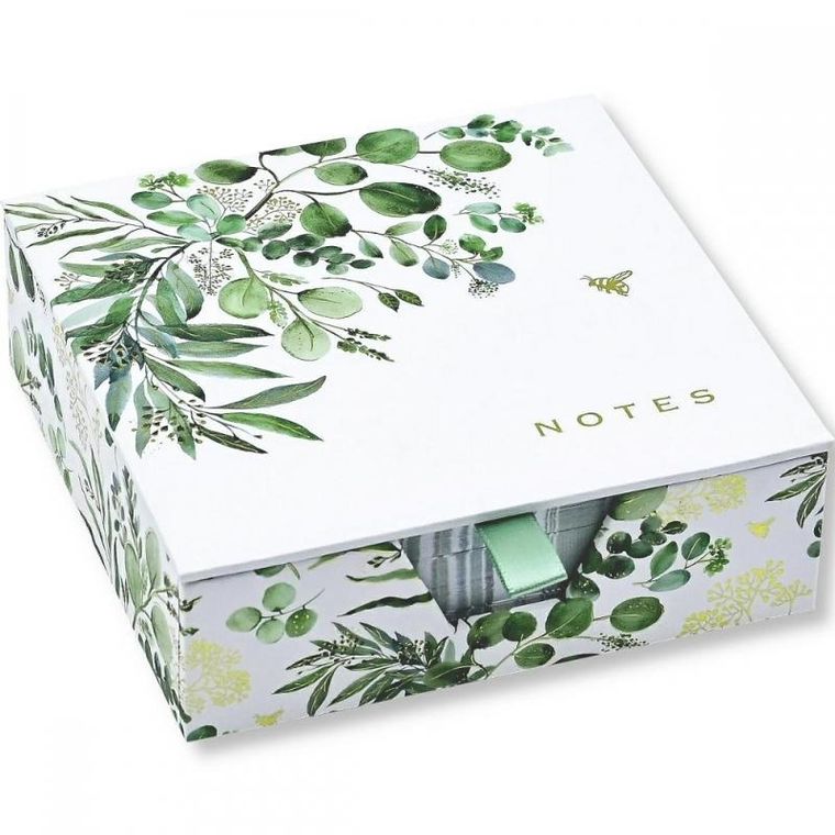 Sztuka Rodzinna, notes kostka, 250 kartek, Eukaliptus