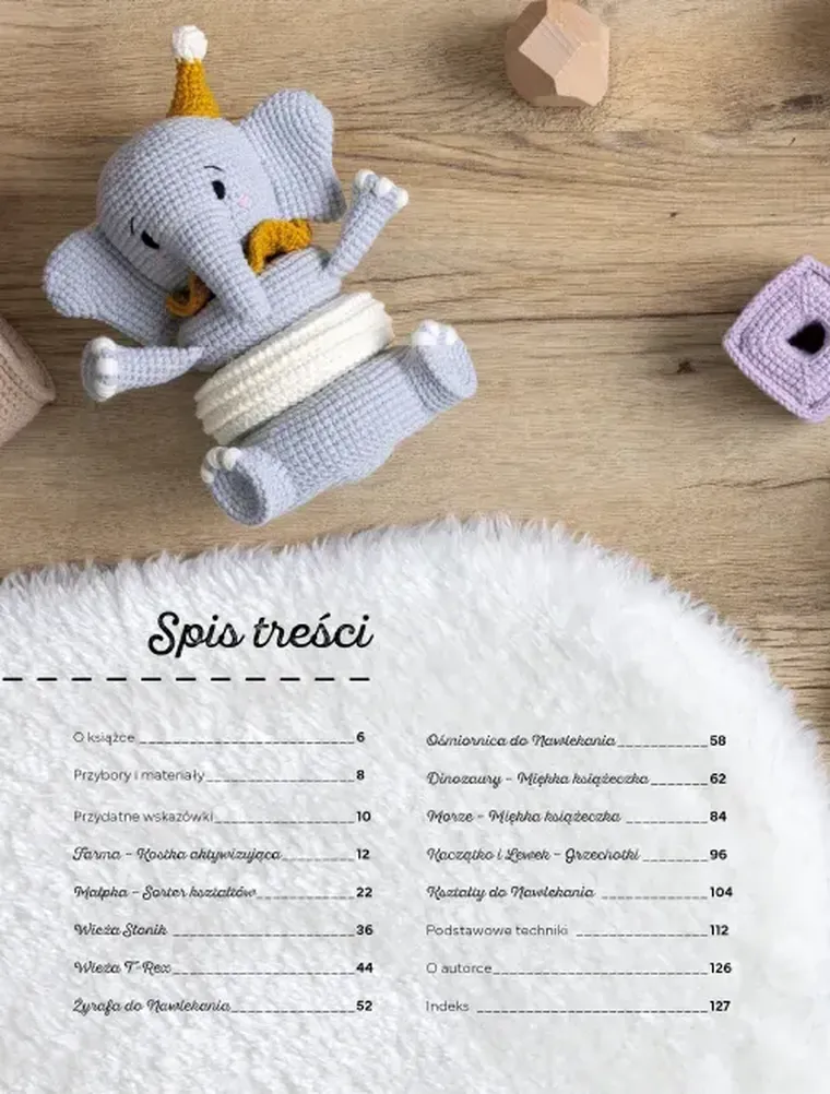 Szydełkowanie. Zabawki aktywizujące. Wzory amigurumi na zabawki edukacyjne