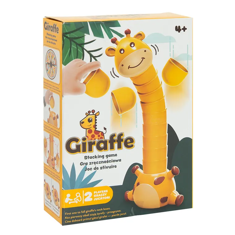 Szyja Żyrafy, układanie wieży, gra zręcznościowa
