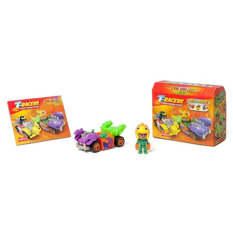 T-Racers, Color Rush, Car Racer, pojazd z figurką