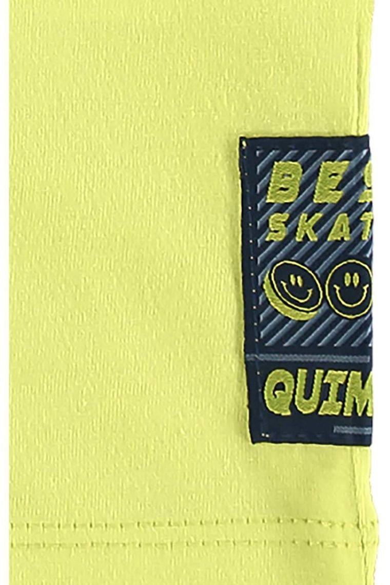 T-shirt chłopięcy bez rękawów, zielony, Quimby