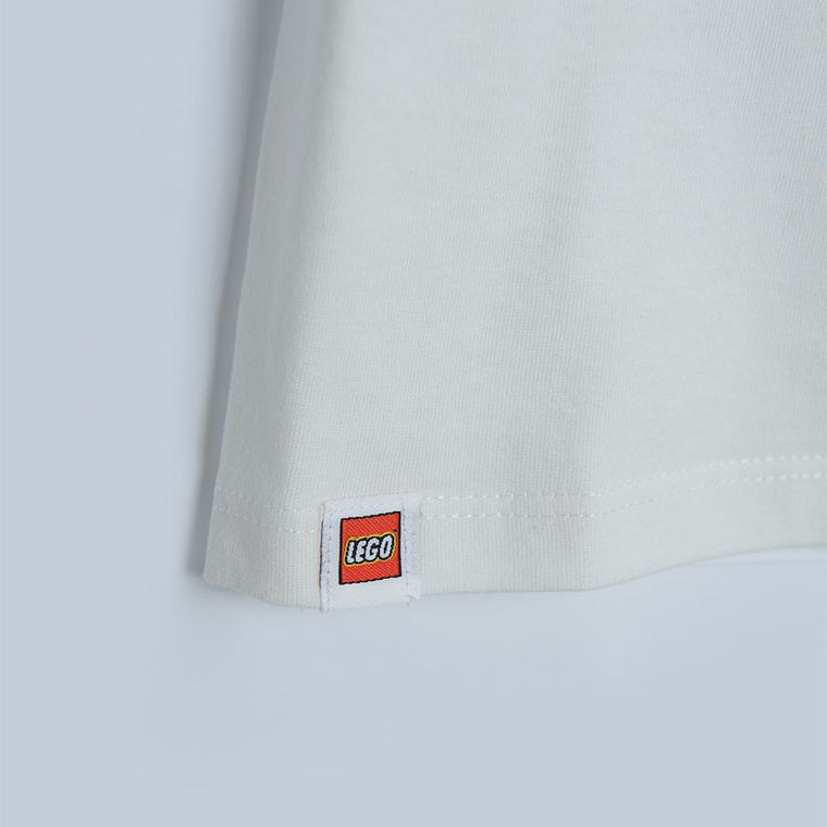 T-shirt chłopięcy, biały, LEGO