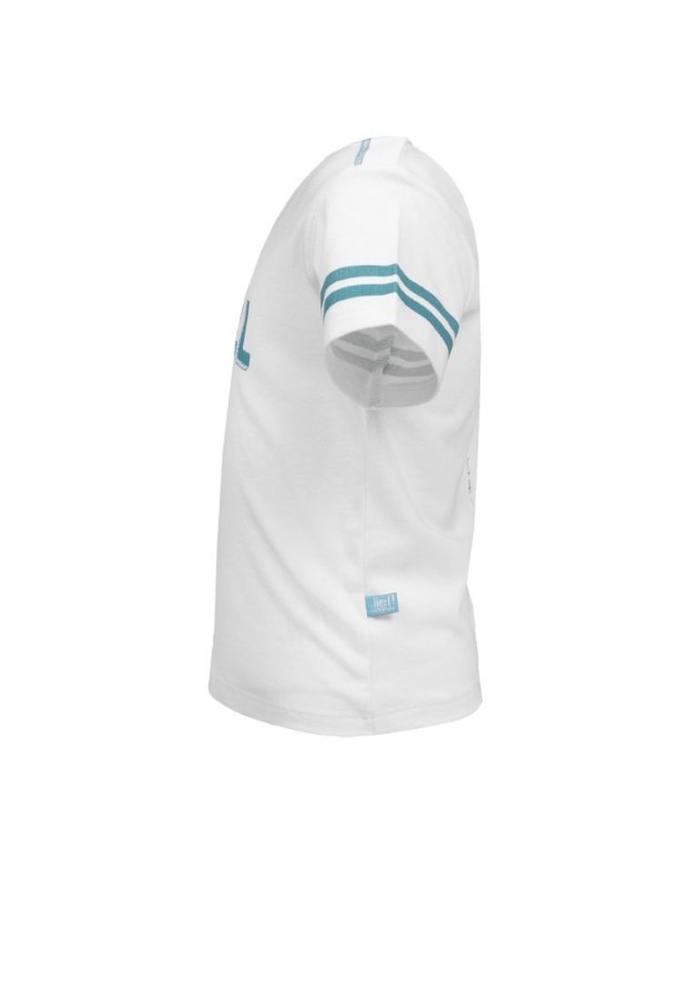 T-shirt chłopięcy, biały, Lief
