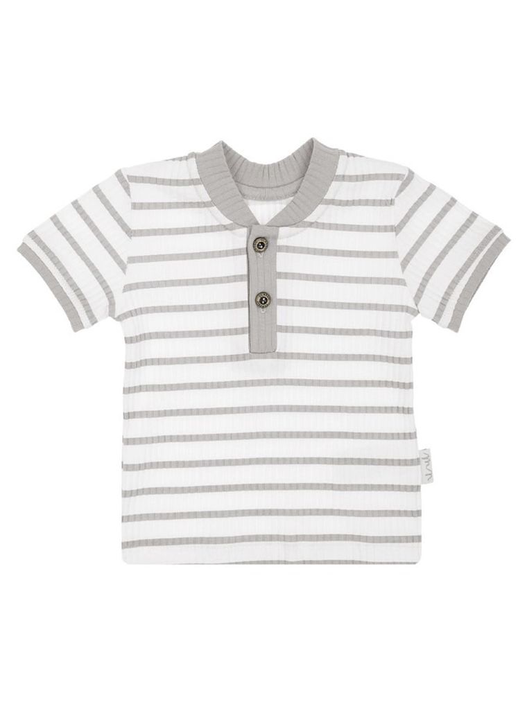 T-shirt chłopięcy, biały, Nicol