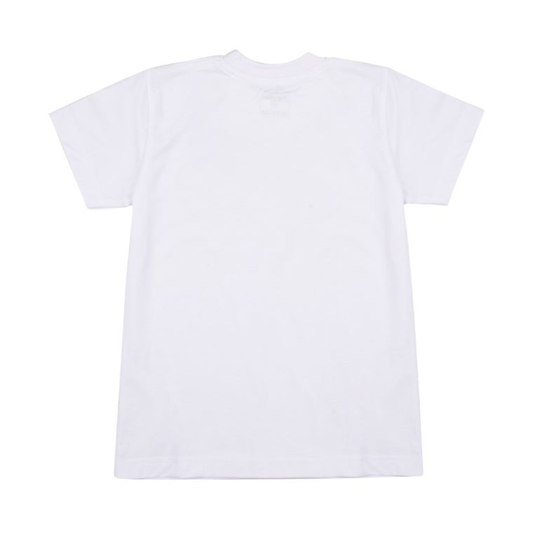 T-shirt chłopięcy, biały, zestaw, 2 szt., Tup Tup