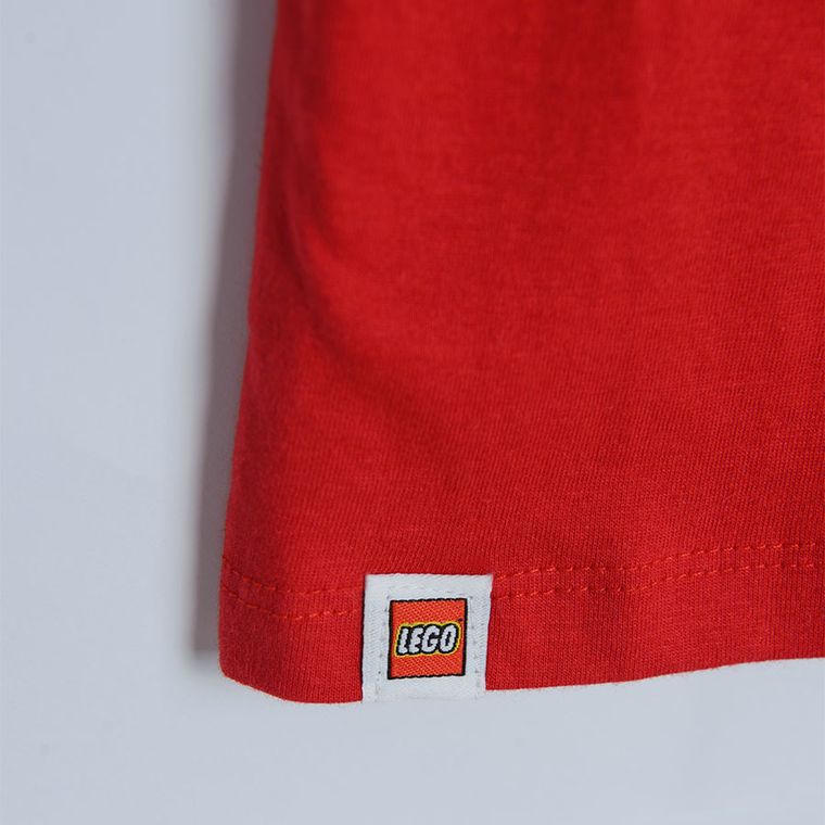 T-shirt chłopięcy, czerwony, LEGO Ninjago