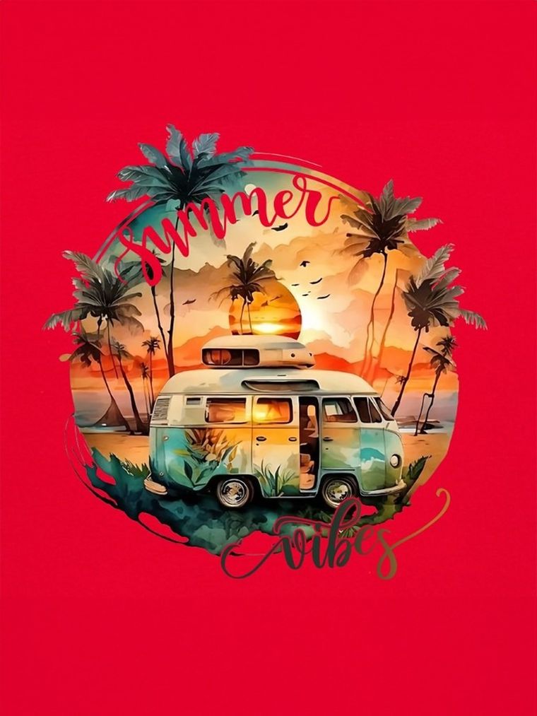 T-shirt chłopięcy, czerwony, Tup Tup