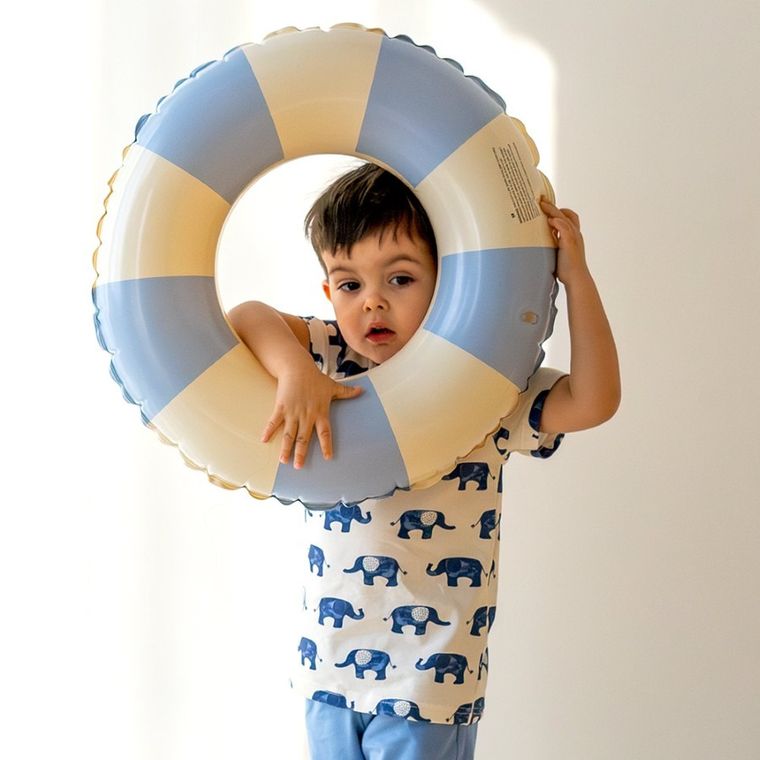 T-shirt chłopięcy, ecru, Eevi