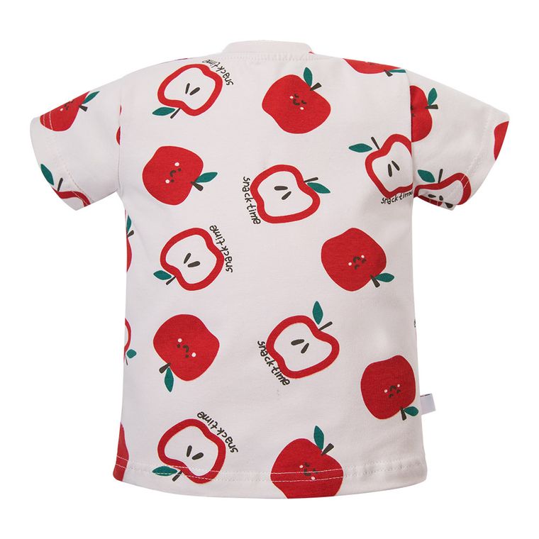 T-shirt chłopięcy, ecru, Eevi