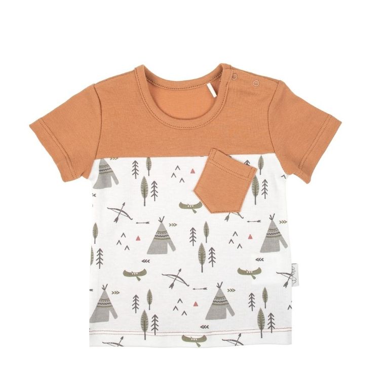 T-shirt chłopięcy, mix, Nicol