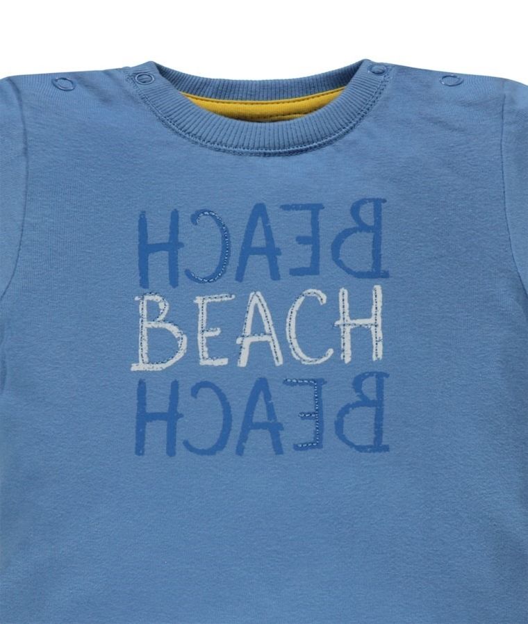 T-shirt chłopięcy, niebieski, Kanz