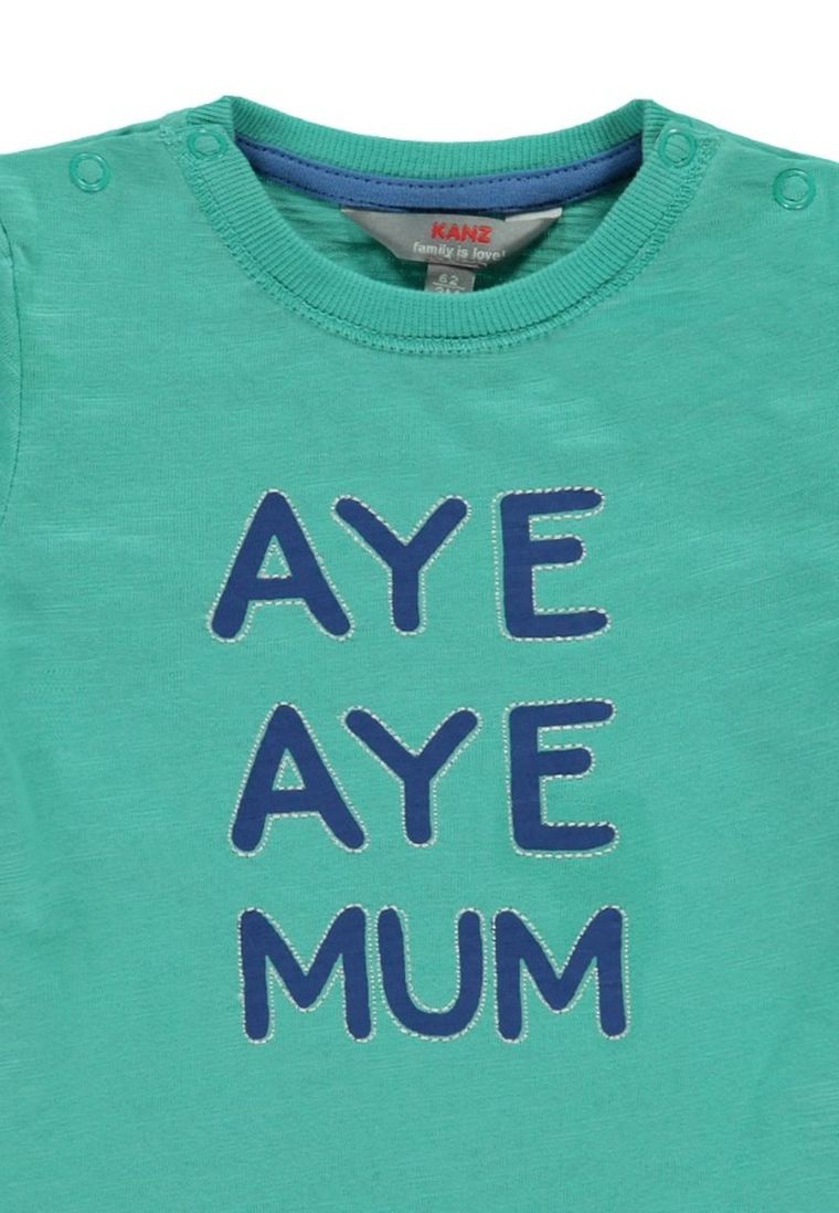 T-shirt chłopięcy, niebieski, Kanz